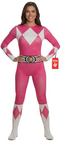 Morphsuits Dam Power Rangers dräkter, bodysuit, halloween, kostymer, medium