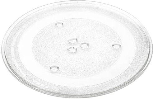 vhbw Mikrowellen-Teller kompatibel mit Medion MD10810 Mikrowelle - Drehteller mit Y-Aufnahme, 285 mm, Glas, Transparent