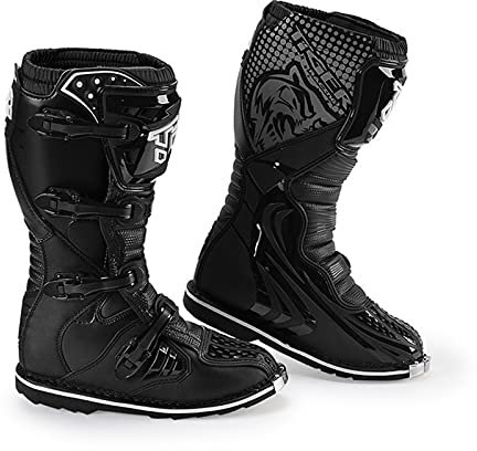 Sebasty Motocross Stiefel Professionelle Offroad Stiefel Motorrad Enduro Reiten Motorrad Motorboote Schuhe Racing Men MTB Downhill Boots,42