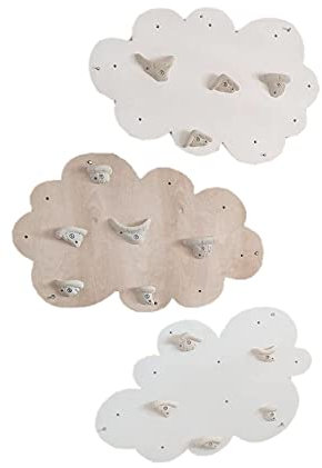 Kletterwand Kinderzimmer mit Griffen Wolken