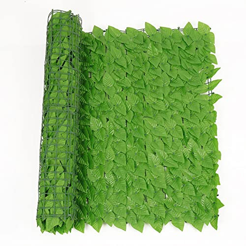 Rotolo di siepe di Foglie di edera,Privacy del Muro Foglie di Edera Rotolo di Siepi Schermanti,Frangivista per Ringhiera Cortile Patio,Per Arredo Esterno(Size:1.5x2m)