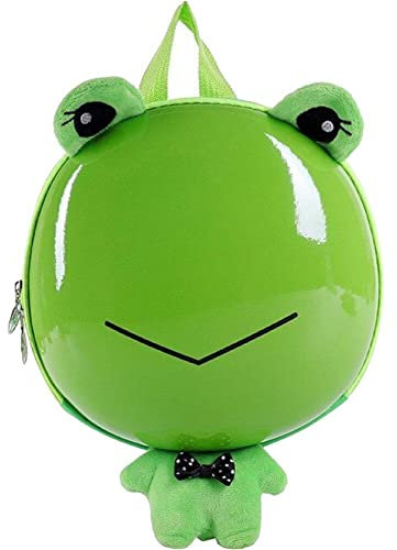 Generic Cartoon Backpack Kids Toddlers Mini School Bags Egg Shell Laptop Backpack for Boys Girls Kindergarten Travel Daypack(frog)