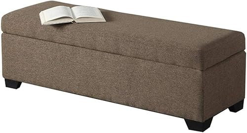 CATANK Brandschutz-Falthocker mit Stauraum, Moderne Einfachheit, herausnehmbarer Stoff, Wechselschuhbank, Stauraum mit großer Kapazität, Bettendhocker, Lagergewicht: 150 kg, 120 x 40 x 40