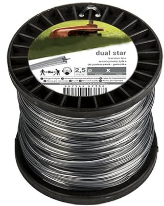 Trimmerfaden Mähfaden Rasentrimmer Trimmerschnur Sternprofil 3,0m x 100m