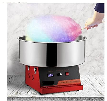 Commercial Electric Cotton Candy Machine for Carnivals and Parties Durable and Versatile Candy Floss Maker for Sports Events (Rosso)