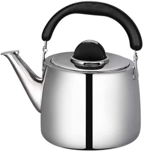 OZBMA Bouilloire sifflante pour cuisinière à gaz, théière rétro, Bouilloire sifflante Universelle pour cuisinière à gaz et à Induction, Bouilloire compacte (Couleur Unique 7 L)