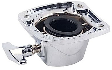Abrazadera de Montaje Wc20 para Platillos de Batería de Metal | Plata, Repuesto para Kit de Batería, Pieza Ligera y Fácil de Transportar, Uso en Conjuntos de Percusión