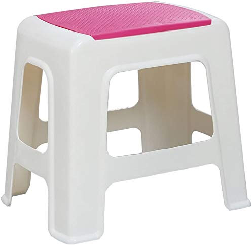 Tragbarer Duschsitz-Hocker, langlebiger Kunststoff, für ältere Menschen und Senioren, Größe XL, verdicktes Design, ideal für Badezimmer, Duschhocker, Blau