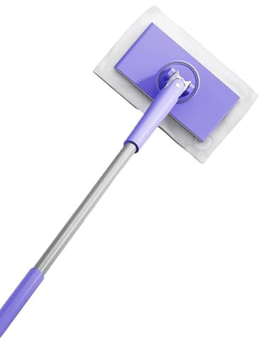 Uqezagpa Easy Mop Mop Lazy Mop - Mopa con dispensador automático de tela con cabezal giratorio de 360 grados