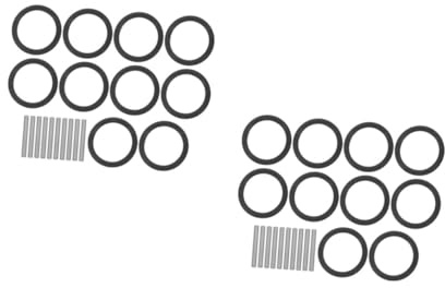 Amosfun 20sets Socket Retainer Rings Set for Impact Wrenches Ratchet Socket Set for Drive Rubber o Rings for Mechanical Repairs