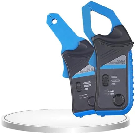 AIRUIXI AC/DC Current Clamp Meter CC65 CC650 CC800 For Oscilloscope 400Hz Bandwidth 1mV/10mA 650A with BNC/Banana Type Connector(CC-800)