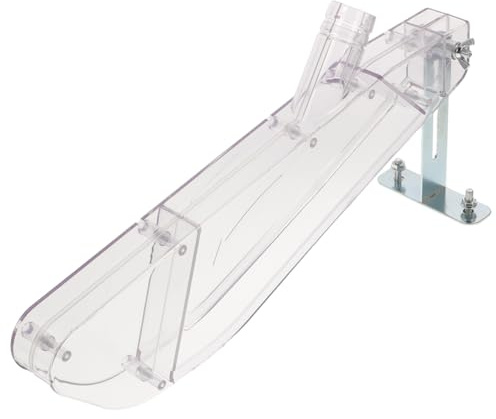 ELAYARD Protection Transparente en Plastique pour Scie à Fendre avec Coupeur de Séparation, Accessoires Fiables pour Outils de Travail du Bois, Compatible avec Aspiration 32mm