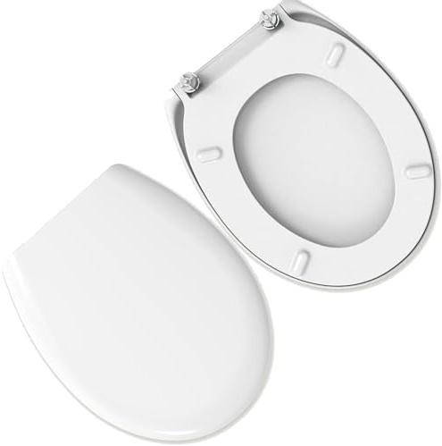 Tapadera y asiento para WC Victoriosa, original, color blanco, material poliresina. Piedra Ganadora A801398004 taza Váter Water (Calidad Supra (Largo 447 cm.)) (Clásico Supra)