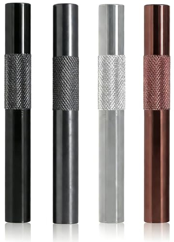4Pcs Reusable Metal Straws, Portable Small Metal Straws Drinking, Great Drinking Straws for Outdoor Travel Coffee Cocktail Milkshake Juice Tea and Daily Drinking Straw