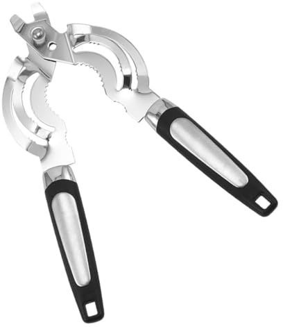 NESTINGHO Apribottiglie Risparmio di Fatica in Acciaio Inossidabile Apribarattoli Multifunzionale Pratico Design Ergonomico e Antiscivolo per Cucina e Bar