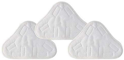 Microfibre Replacement Pads To Fit H2O 5-in-1 Steam Mop - Set of 3 Washable Cloths