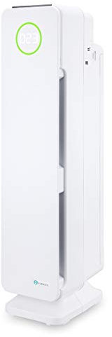 PureMate Smart Air Purifier with Ioniser - Auto Mode, Air Quality Monitor, Display Off, Quiet Air Filter for Allergies Removes Allergen Allergies, Dust, Mold, Pets, Smokers, Cooking