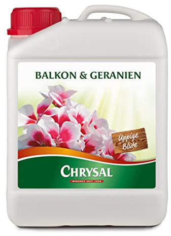 Chrysal Balkon und Geranien Flüssigdünger - 2,5 Liter