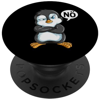 Keine Lust Schlechte Laune Pinguine Kein Bock Nö Pinguin PopSockets Klebender PopGrip