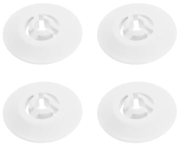 4 Stück Kleine Nähmaschinen-Spulenstiftkappe, Ersatz-Spulenkappe, Kunststoff-Nähspulen-Spulenkappe, Kompatibel mit Brother, Weiß