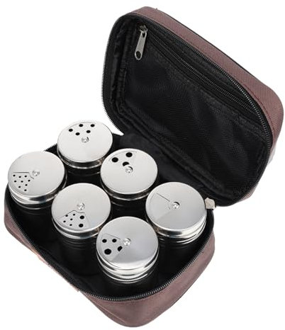 MAGICLULU 1 Satz Gewürzflaschen-Set gewürz würze flasche Behälter Küchenversorgung Flasche zur Aufbewahrung von Gewürzen draussen einstellen Gewürzregal Lagerregal Rolle Oxford-Stoff