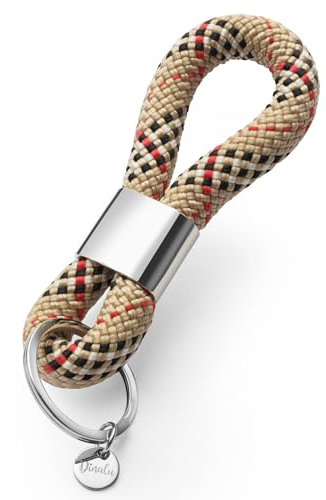 Dinalu [TEST SEHR GUT, NOTE 1.1] Schlüsselanhänger aus Paracord, Geschenke für Geburtstag Frauen beste Freundin, Dankeschön Geschenk, Auto Schlüsselband, Schlüssel Anhänger, Schlüsselringe Organizer