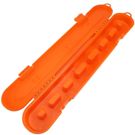TOPINCN Universal Saw Chain Storage Box für 20 -Zoll (ORANGE)