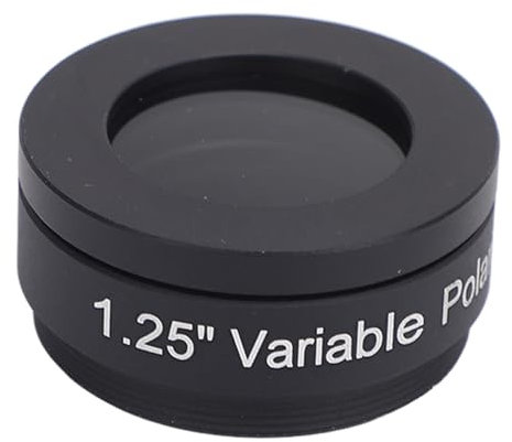 Filtro de polarización del telescopio de 1.25in, Filtro de Luna de polarización Variable Variable de telescopio de Vidrio óptico Lineal para el Accesorio de telescopio astronómico