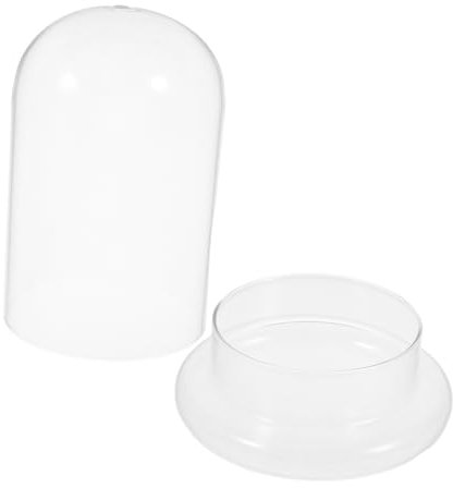 YARNOW Jarrón de Vidrio Transparente para Terrario de Plantas y Micro Paisajes DIY, Recipiente Reutilizable de Borosilicato para Escritorio y Mesa