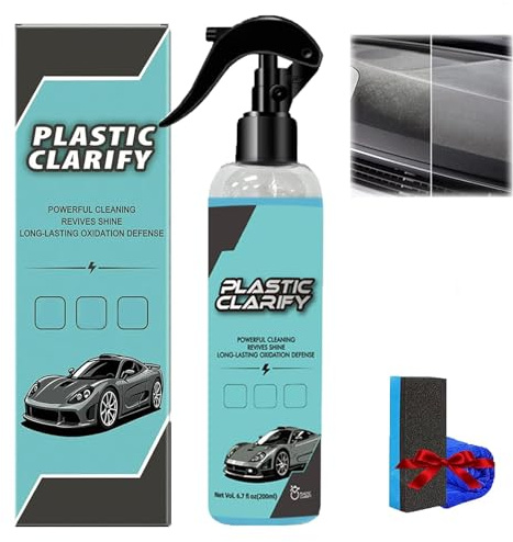 DEJIN Interior Car Cleaner 200ml – All Purpose Car Dashboard & Cockpit Shine Spray, Quick Detailing Interior Cleaner for Dashboard, Seats & Trim, Car Interior Cleaning Spray for Fresh Finish