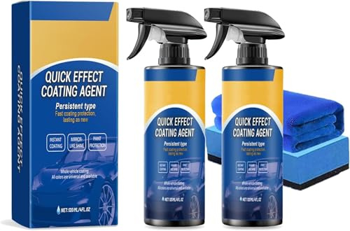 Sopami Spray Auto, Sopami Quick Effect Coating Agent, 3 in 1 Hochschutz-Auto-Beschichtungsspray, Autopolitur Kratzer Entfernen, Car Quick-Acting Coating Agent Spray Autolack (2PC)