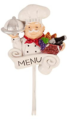 Ganci per borsa da pranzo, a forma di cuoco, appendiabiti, da parete, graziosi, per porta e cucina, gancio per asciugamano adesivo per forno