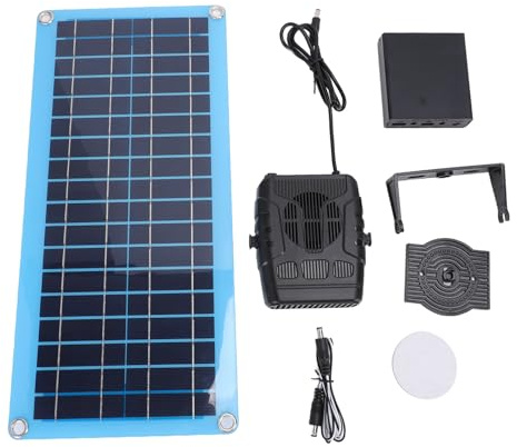 Qudinip Panneau Solaire Chauffant Monocristallin 30 W, Température Réglable avec Distribution Rapide de la Chaleur pour Maison D'animaux et Voiture en Hiver