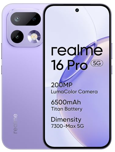 Realme 16 Pro 8+512GB 6.785G Purple ITA