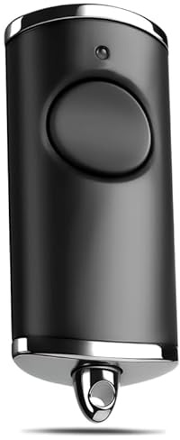 Hörmann Handsender Garagentor Fernbedienung,Frequenz 868MHz Chrom Schwarz Garagentoröffner für Hörmann Fernbedienung HSE2 HSE1 HS1 HS4 HS5 HSZ1 HSD2-868 BS