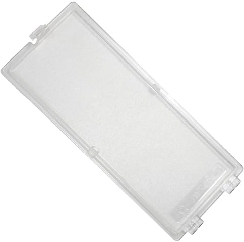 SPARES2GO Cooker Hood Light Diffuser Cover Panel For Neff Fits Siemens 130mm x 55mm 12025015