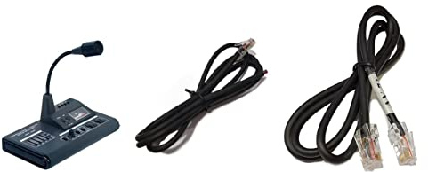 AV-908 MICROFONO DA TAVOLO CON COMPRESSORE DINAMICO VOCALE PER ICOM/YAESU/KENWOOD (DM-6000_AV-73A)