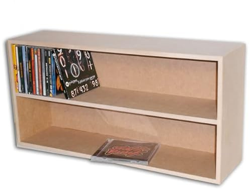 CUIDATMUSICA Mueble ESTANTERIA DE Madera MDF (DM) para 100 CD/Ref.MAR027