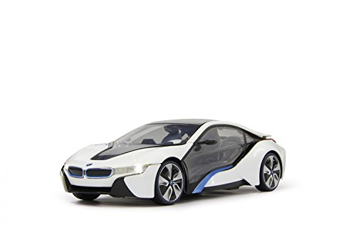 JAMARA BMW I8 1:14 2,4GHz - offiziell lizenziert, ca 1 Std Fahrzeit, ca. 11 Kmh, perfekt nachgebildete Details, detaillierter Innenraum, LED Licht