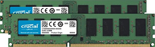 Crucial CT2K102464BD186D 16GB (8GBx2) Speicher Kit (DDR3L, 1866 MT/s, PC3L-14900, DIMM, 240-Pin)