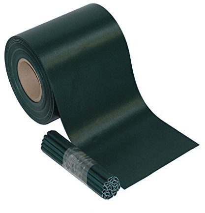 Protección Visual PVC valla pantalla para vallas Valla (verde, 35 m)