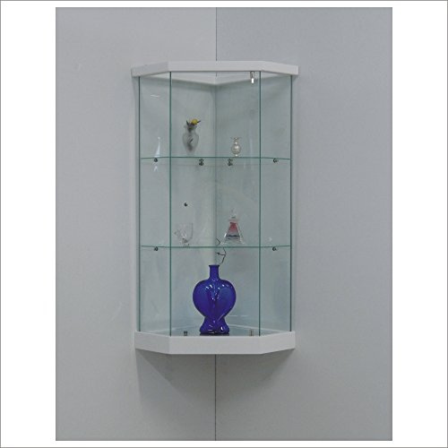 VETRINETTA ANGOLARE DA PARETE art. VM504TC (BIANCO)