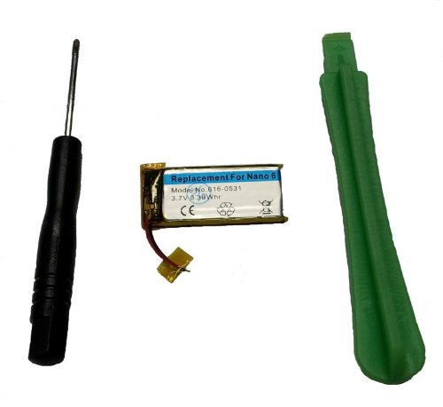 Sintech Batterie mit Werkzeug kompatibel für iPod Nano 6G