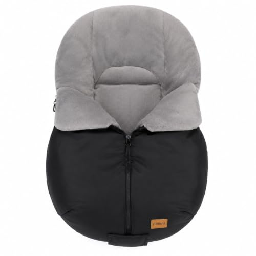 Fillikid Baby Winterfußsack Sella Exklusiv | leichter Fußsack winddicht & wasserabweisend, waschbar | für Autositze, Babyschale, Babywanne | warmer Universal-Fußsack ab Geburt