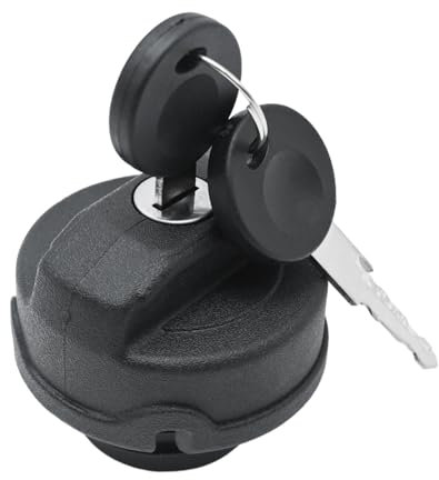 Hoypeyfiy Fuel Gas Cap Lock Filler Cap Lock with 2 Keys Replacement for Caddy Beetle Polo