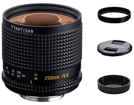 TTAritsan Objectif réflexe F5.6 250 mm Full Frame Donut Bokeh Objectif compatible avec objectif d'appareil photo M42