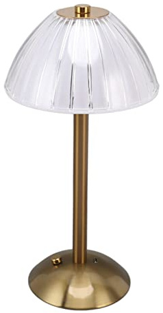 Yechiry Lampe de Table Industrielle à LED, Lampe de Bureau Rustique Rechargeable par USB, Veilleuse de Chevet à intensité Variable en Continu avec Variateur de Capteur Tactile à 3