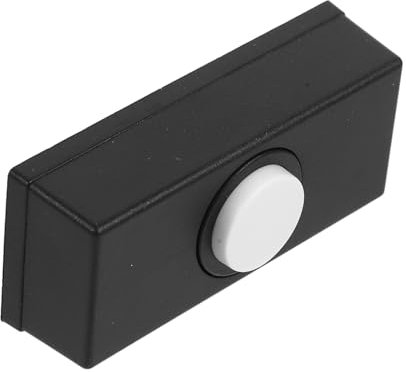 WATIIFUFU Vintage Doorbell Button Wall Mounted Decorative Door Bell Push Button Antique Style Door Bell Ringer for Home Office Shop Entry Classic Doorbell Switch XF 1217 B