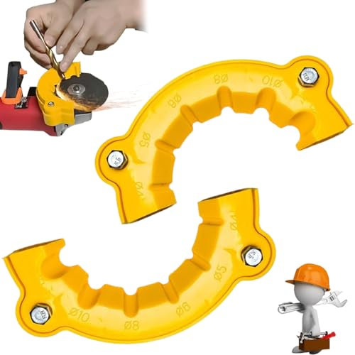 2pcs Multipurpose Drill Bit Grinding Sharpener, Drill Bit Sharpener for Grinder, Affûteuse De Mèches Pour Forets, Affûteuse De Forets Multifonction, Affûteur D'outil De Meulage Meuleuse D'angle