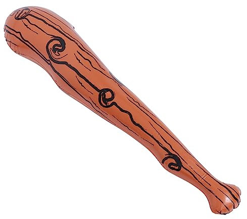 Toyvian 1stk PVC-baseballschläger Bam Fledermäuse Beute Schlag Baseball-partygeschenke Baseballschläger Bläst Sich Auf Aufblasbarer Baseballschläger Brown